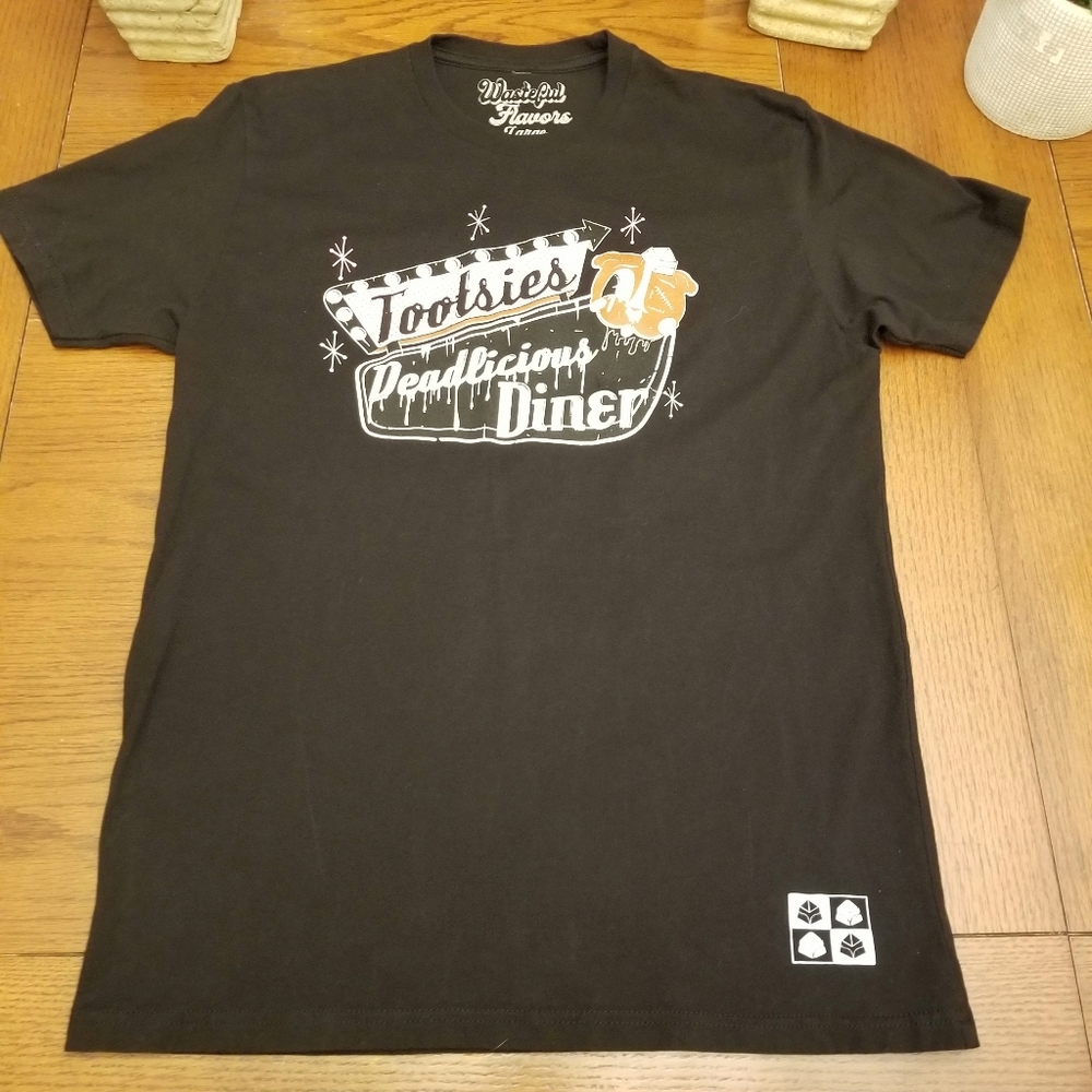 Wasteful Flavors - Tootsies Deadlicious Diner T-Shirt - Size L